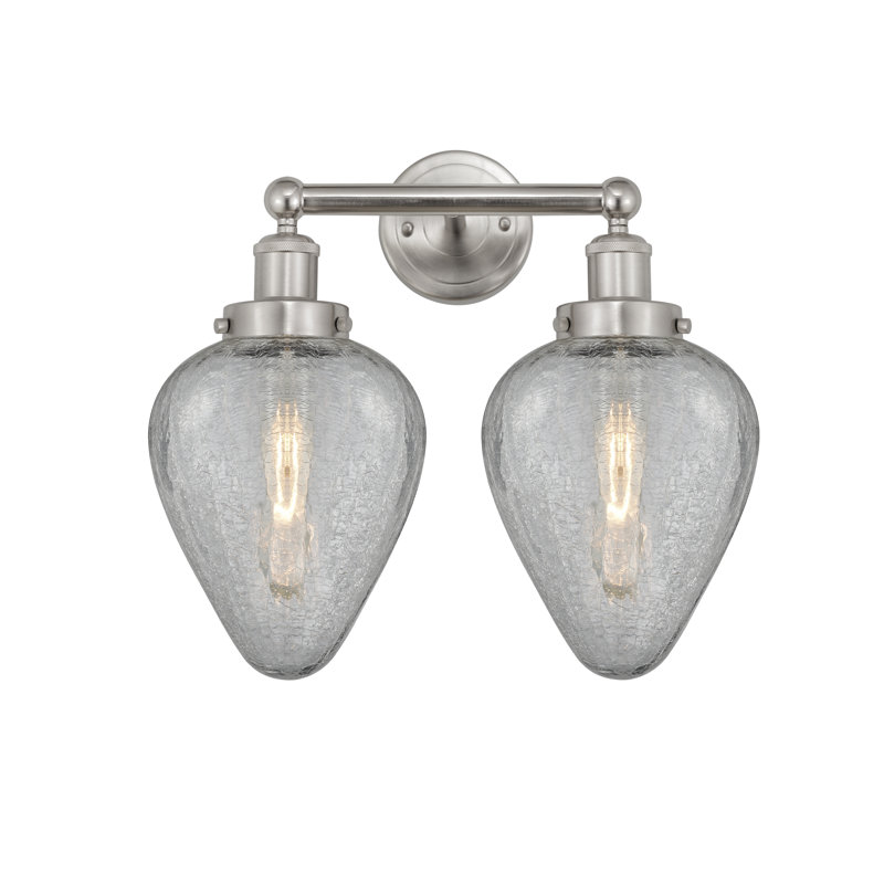Ameet 2 - Light Dimmable Vanity Light, Brushed Satin Nickel