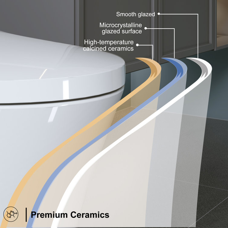 HOROW Calla Smart Bidet Toilet, Elongated Heated Seat with Instant Warm  Water, Night Light, Auto Flush & Reviews