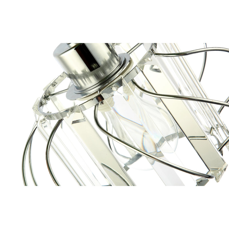 19cm H Metal Novelty Pendant Shade ( No Direct Attachment Method ), Chrome