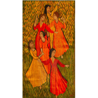 Tapis vert français antique 1875