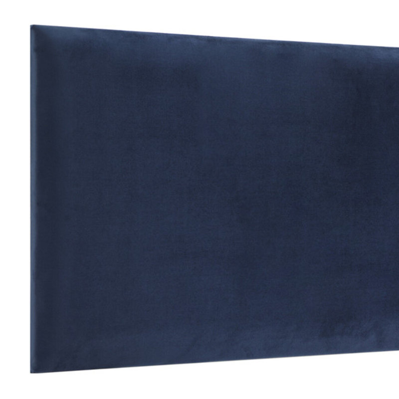 Bedford Upholstered Headboard, Velvet, Navy, Double (4'6)