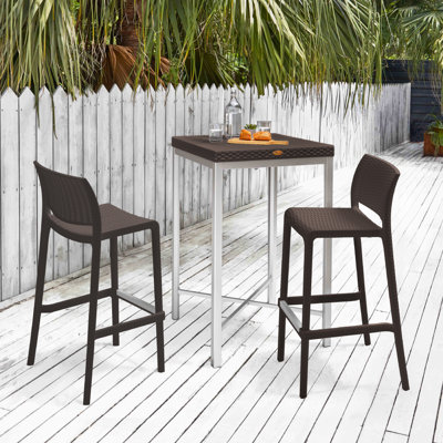 Andyn 2 - Person Patio Dining Set with Square Table