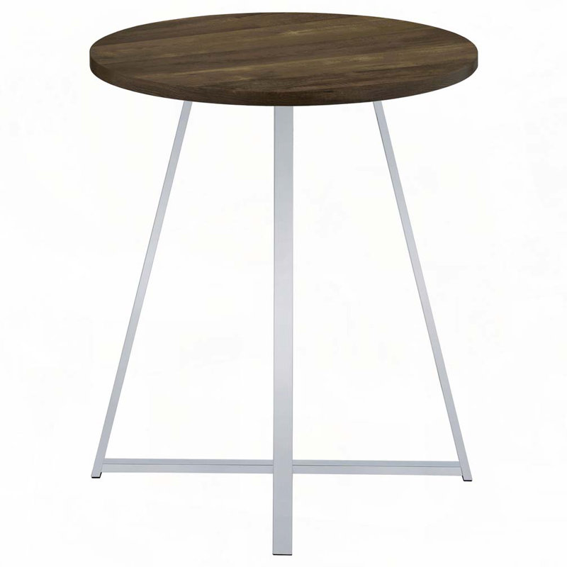 Round 35-inch Pub Height Bistro Bar Table