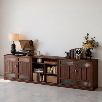 Retro Brown TV Cabinet