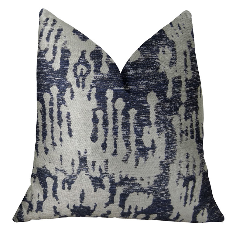 Coussin de luxe fabriqué à la main artsy Canvas, 24 po x 24 po, Coussin décoratif