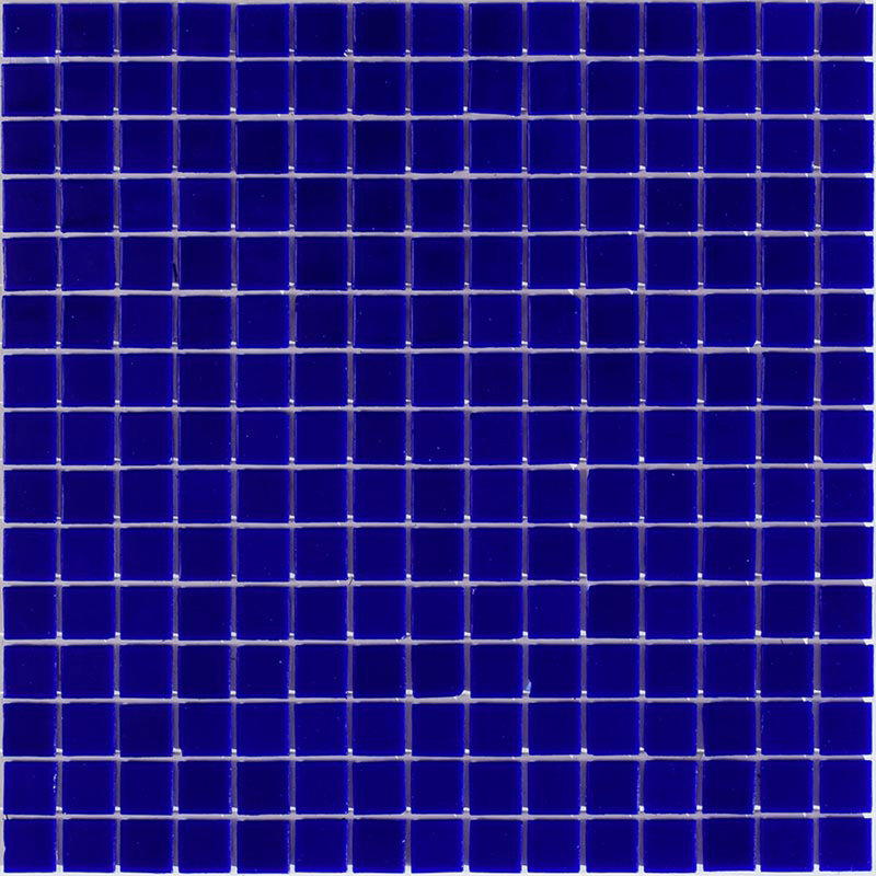 Dune 0.8" x 0.8" Glass Grid Mosaic Wall & Floor Tile , Royal Blue
