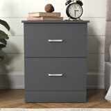 Allyannah 23.6" 2-Drawer Nightstand