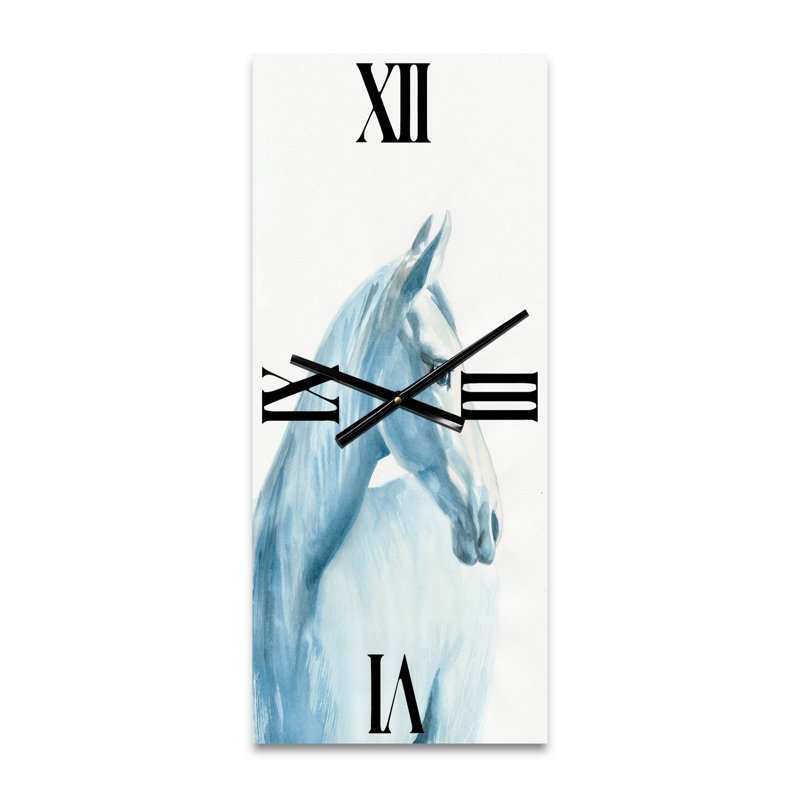 Portrait d'un horloge murale cheval léger, Grand