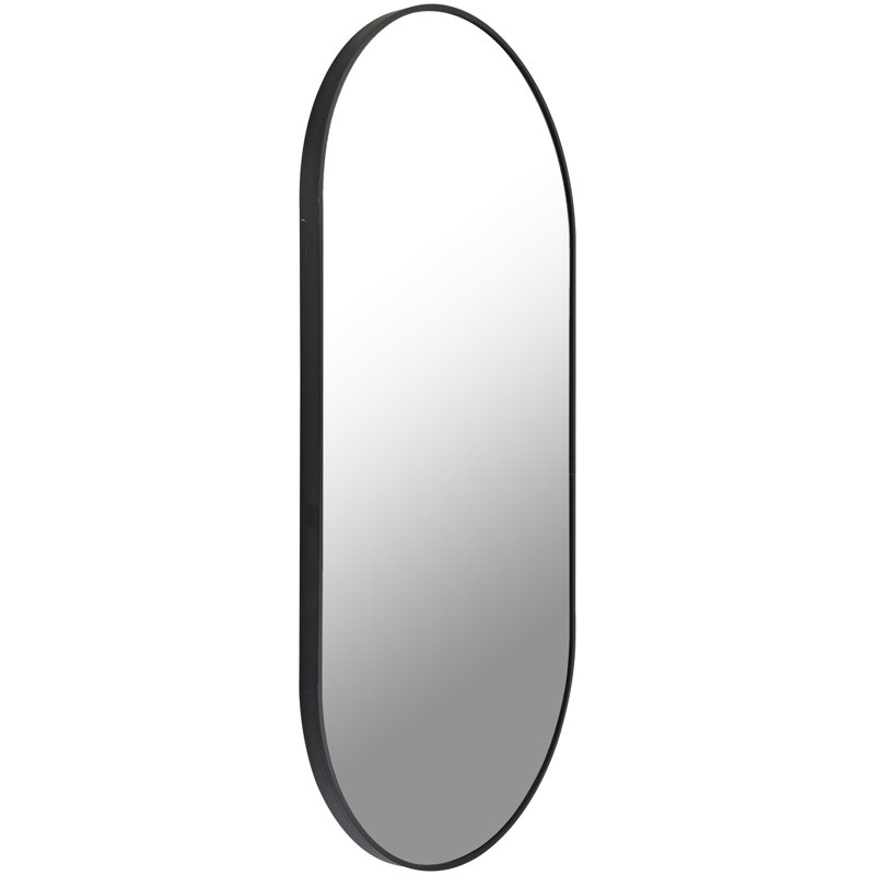 Destefano Essence Accent Mirror, Black, 65" x 22"