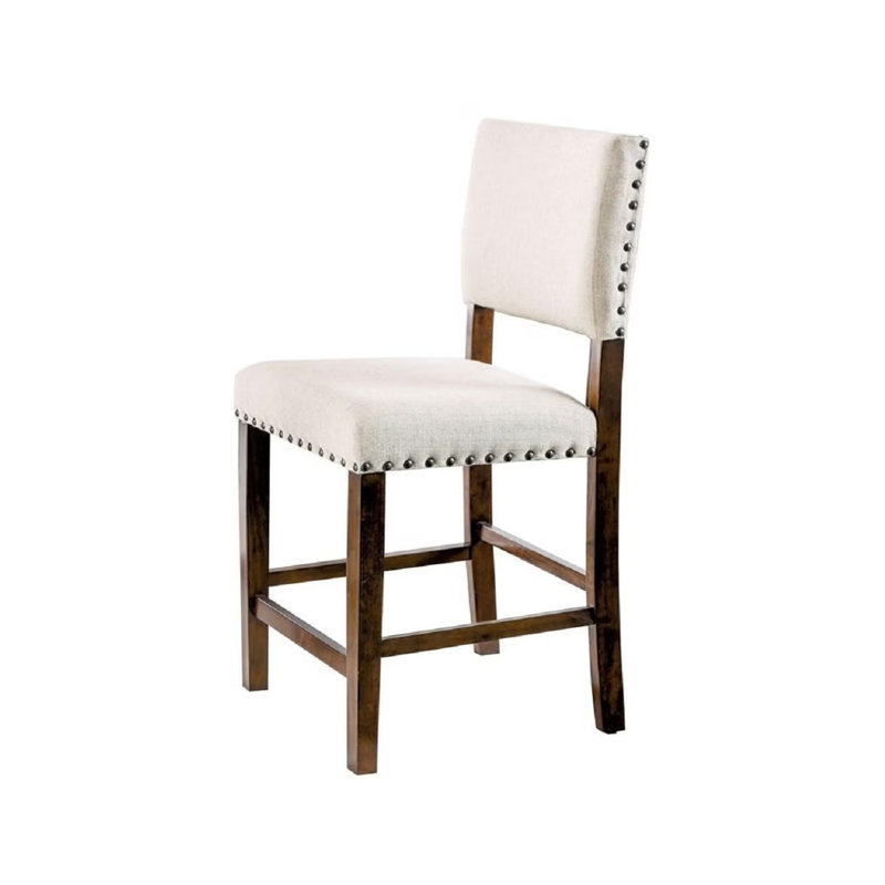 Chaise de comptoir industrielle H 20 po (2 / RTC), cerisier brun