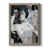 Toile avec cadre gris