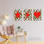 Leopard Pattern Motivational Beautiful Strong Bright Heart Star - 3 Piece No Frame Print Set-88622413-88622412
