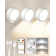 3 Packs Led Wall Mounted Light Wireless With Remote
