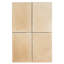 Allegro 4x6 in. Warm Cream Matte Porcelain Subway Wall and Floor Tile (6.46 sq ft/case, 40-Pack)