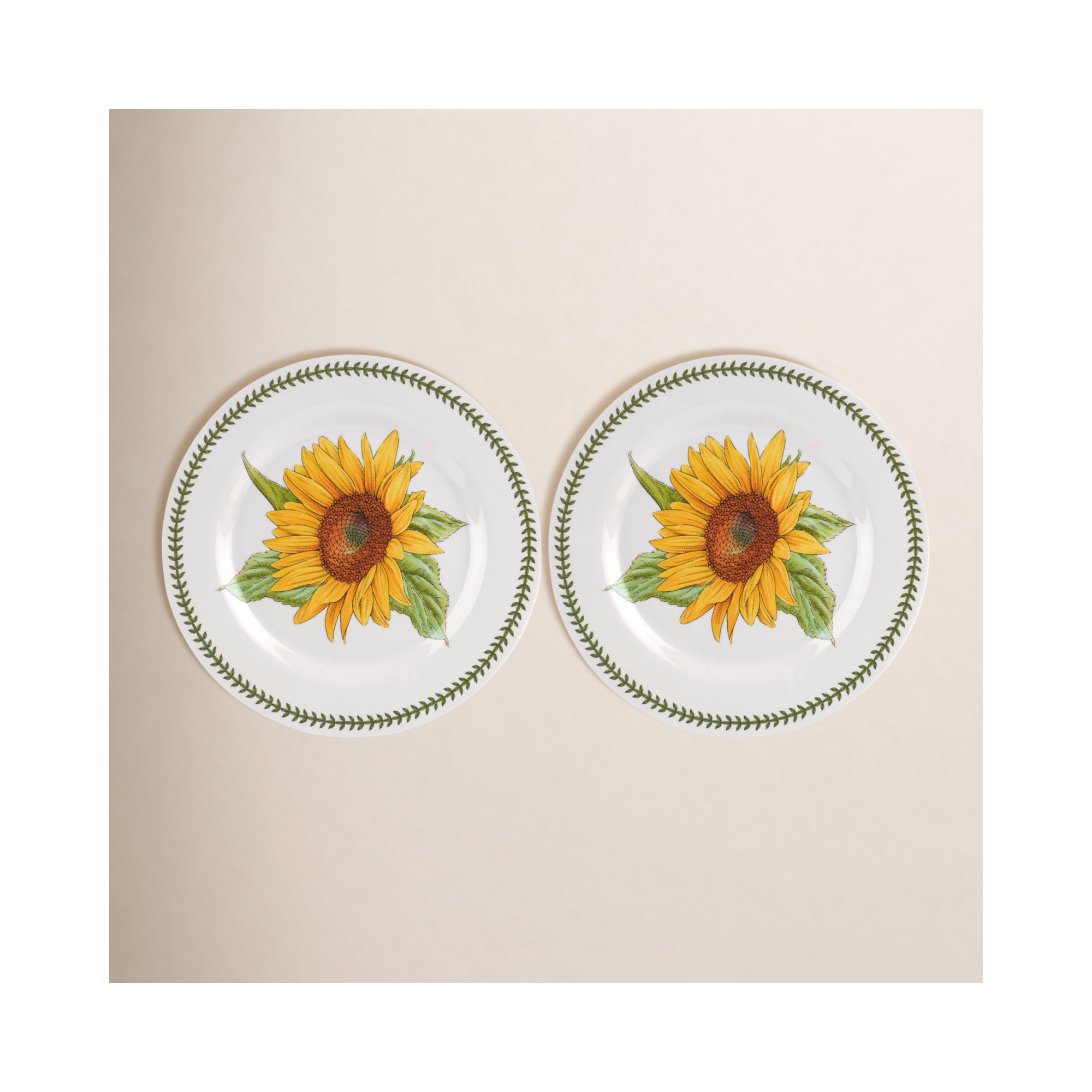 Portmeirion Botanic Garden S/4 Melamine Dinner Plates 11"