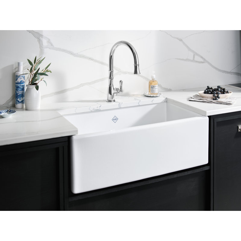 Georgian Era Pull-Down Touchless Kitchen Faucet, Polished Chrome