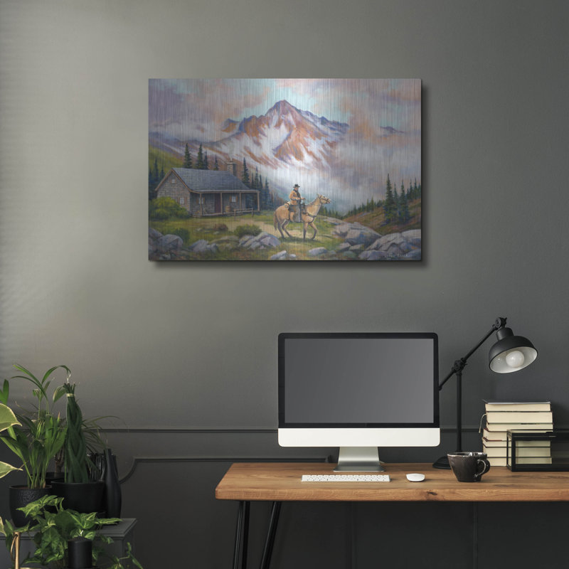 «Country Cabin» par John Zaccheo, H 24 po x l 36 po