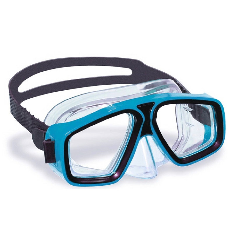 Masque de natation à sangle réglable Laguna - 6,25 po - Bleu turquoise, Bleu