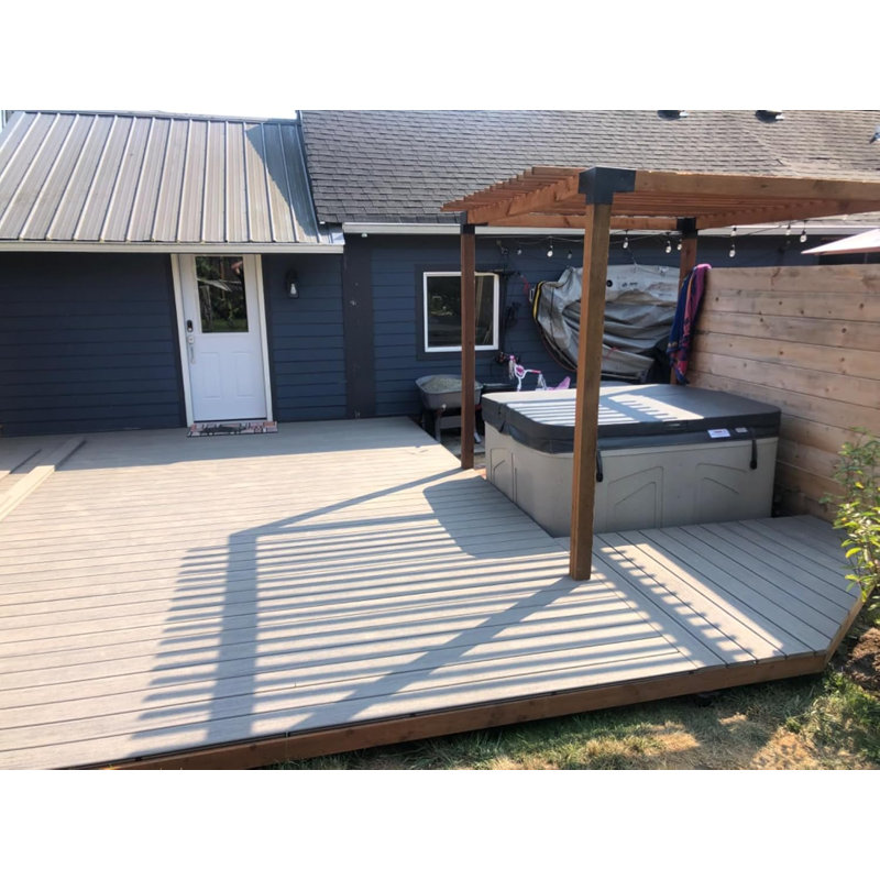 12Pack Adjustable Deck Support Pedestal Deck Foundation Base Support for Floating Deck Platform Deck Floor Height Adjustment Raising from 1-3/16"" to 2-3/8"", Black