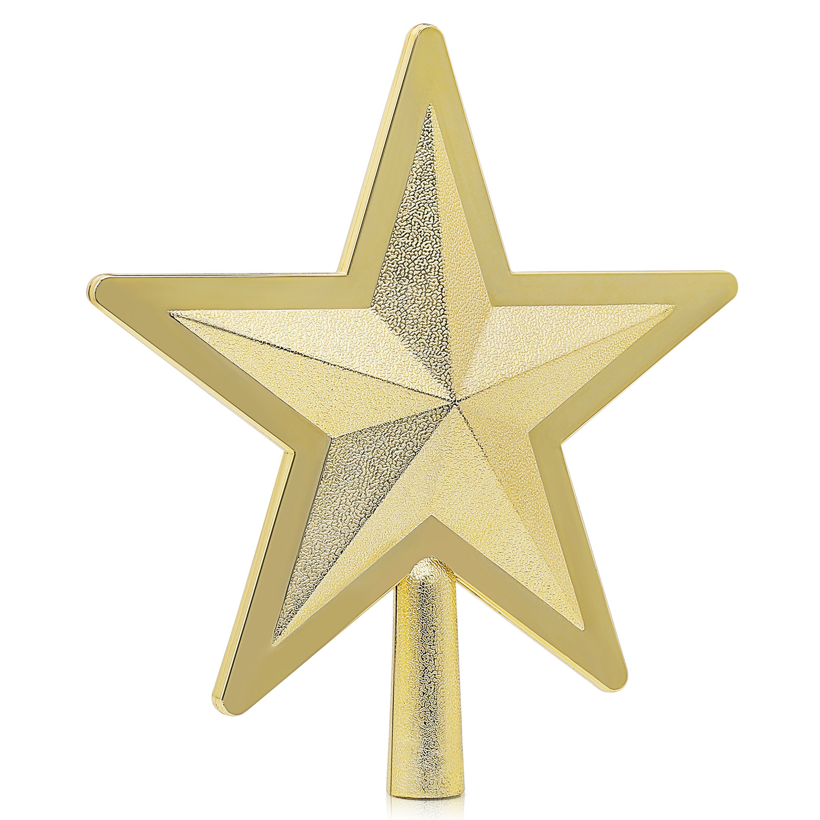 Radiant Glitter Gold Star Christmas Tree Ornament + Reviews