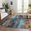 Tapis bleu intérieur / extérieur lavable à la machine-806739870