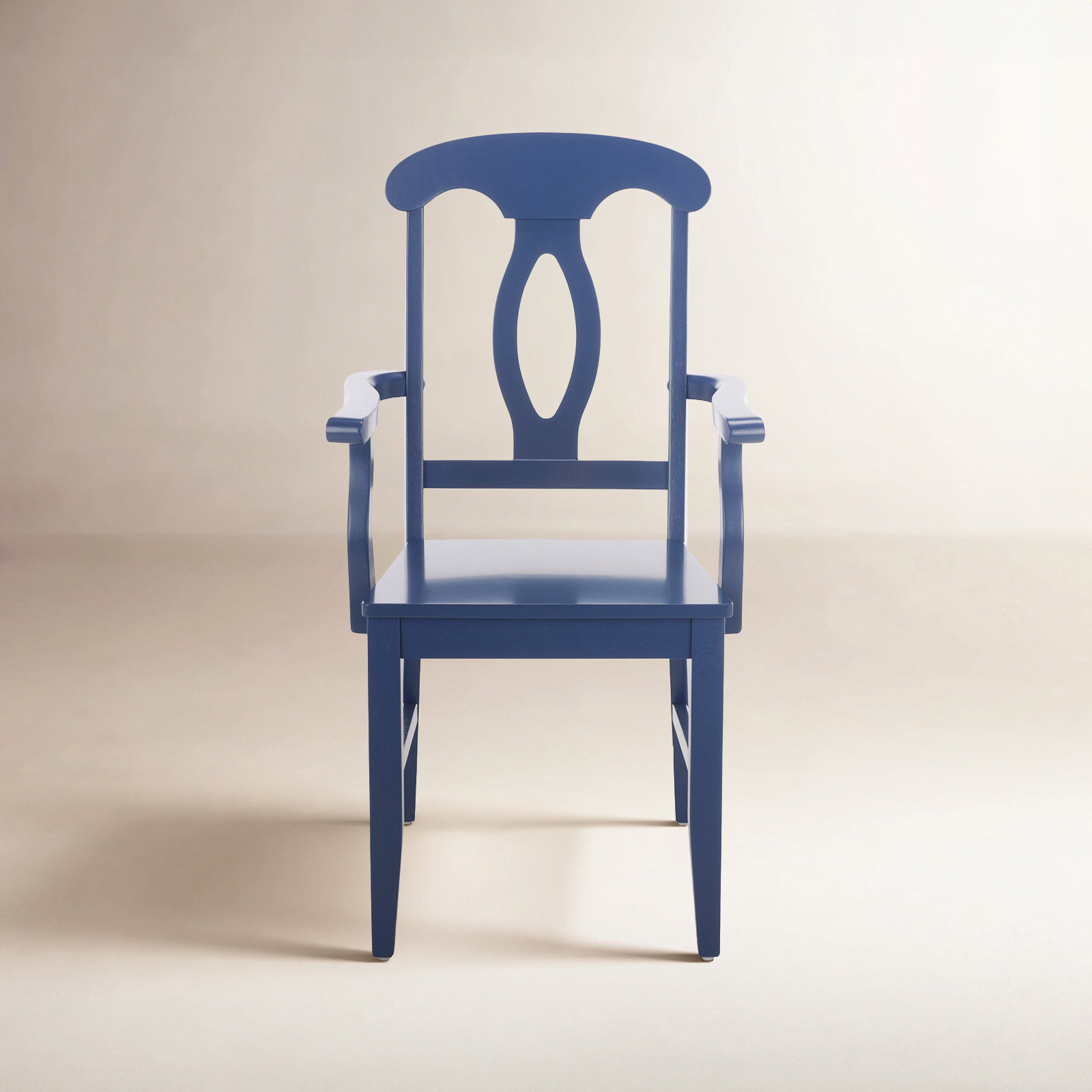 Ottie Dining Armchair, Dark Blue