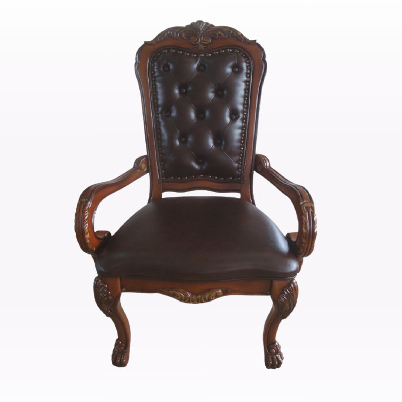 Azura Synthetic Leather and Cherry Oak Executive Office Chair