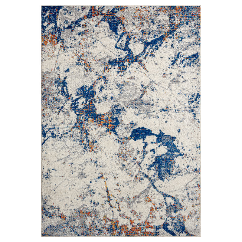 Zioutas Abstract Indoor Rug, Rectangle 7' 9" x 10' 2"