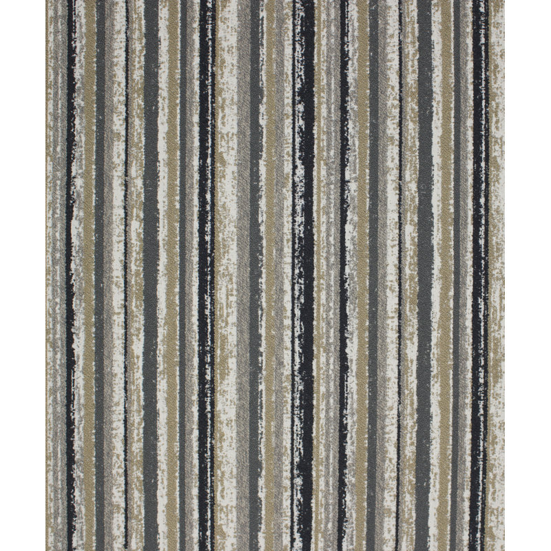 Worldly Fabric, Gray/Black