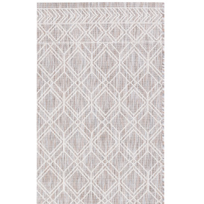 Courtyard Performance Geometric Indoor/Outdoor Area Rug