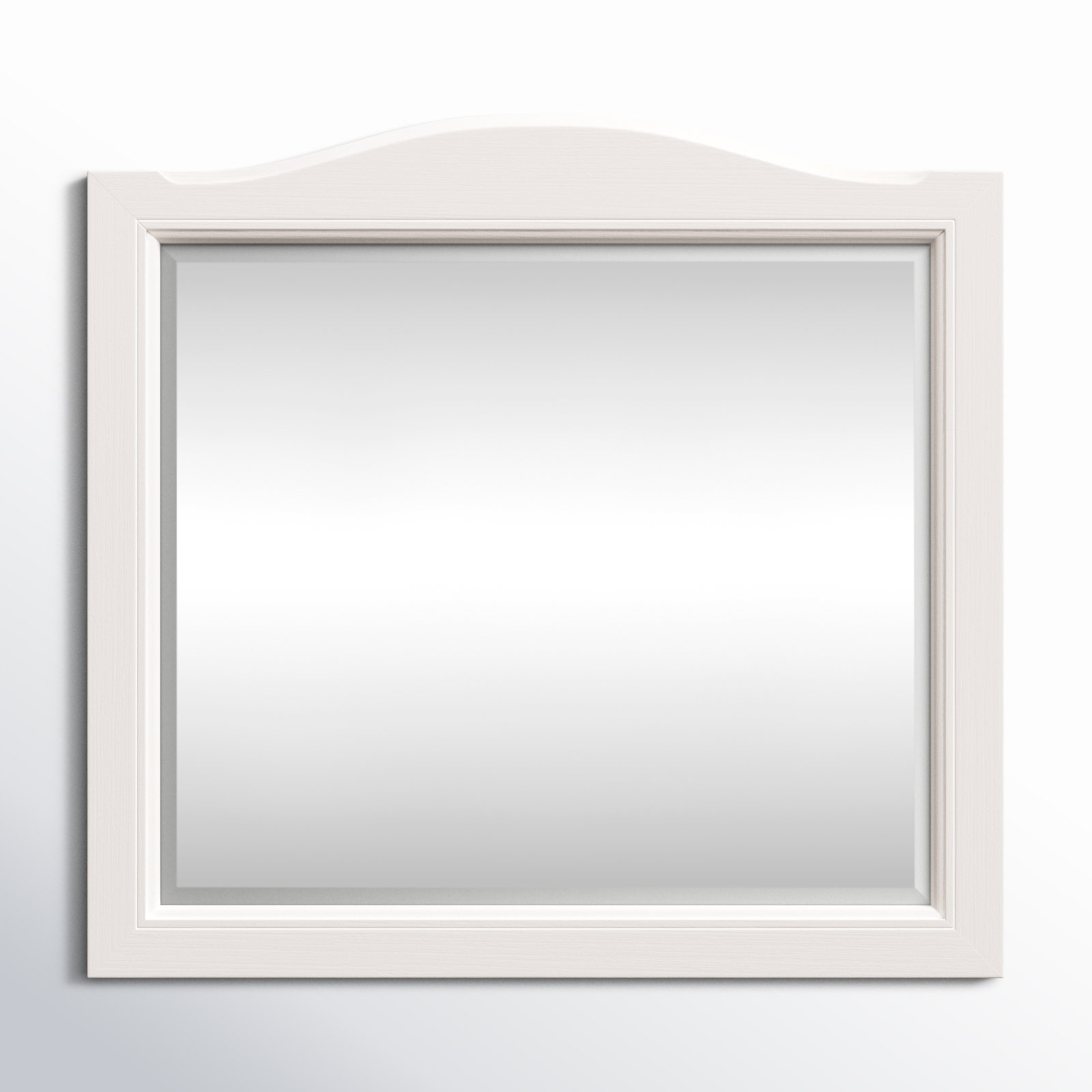 Westin Solid Wood Arch Dresser Mirror, Soft White