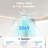 44-inch Ceiling Fan With Led Light 3 Color Temperature
