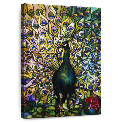 Vitrail Brampt Peacock