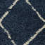 Straun area rug Machine Woven Rectangle Navy-70523319