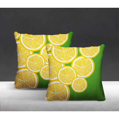 Outdoor Reversible Throw Pillow