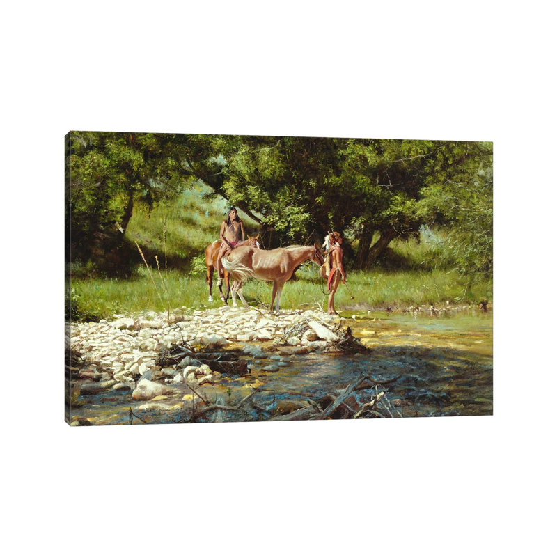 Streamers by David Edward Kucera - Wrapped Canvas Painting, 20.32 cm H x 30.48 cm W