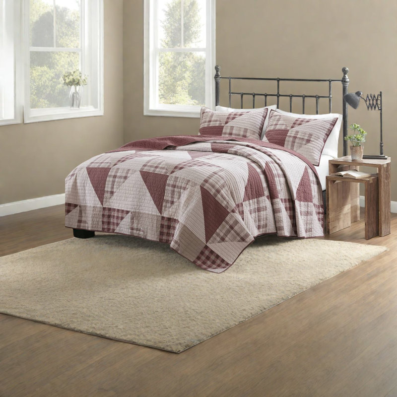Premium Cotton Bedding Sets Full Queen, Reversible Modern Home Comfort