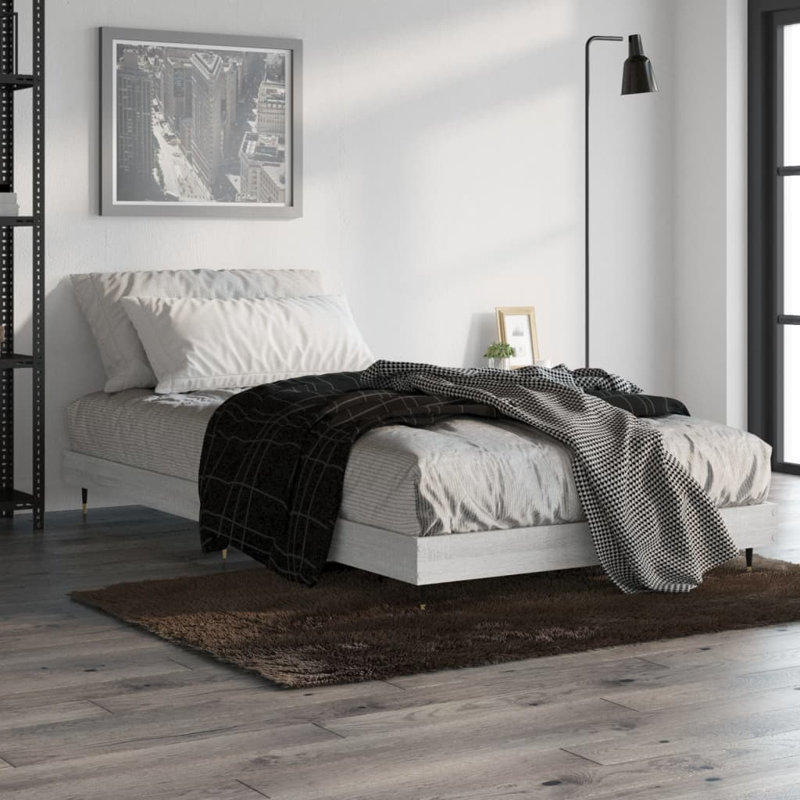 Lonald EU Single - 90 X 200 Cm Bed, Grey