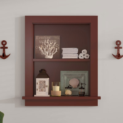 Cabinet de niche encastré en bois 17,5 po x P 4 po x H 20,3 po