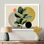 «Green and Black Bohemian Minimalist Geometric Plant - Botanicals Wall Art, Green Botanical, reproduction sur toile