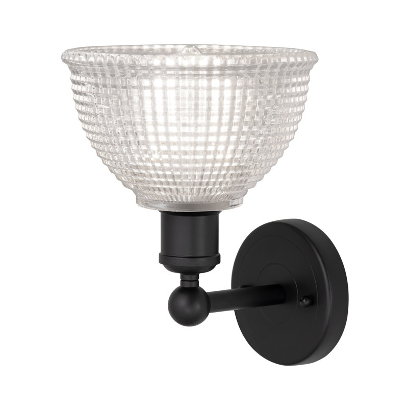 Edison - Arietta - 1 Light Sconce, Matte Black