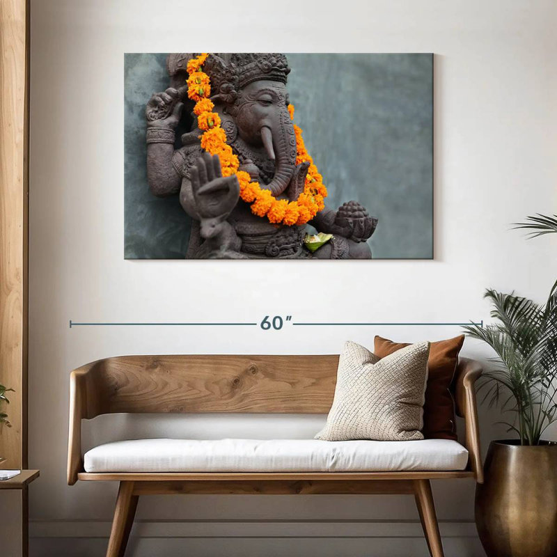 Adella Ganesha Statue, 30" H x 45" W