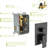 12 Inch Matte Black Dual Shower, Square, Suitable For Us Plumbing Wall Mounted Shower - Inch, With Arm-127676765