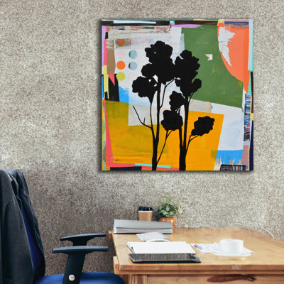  'Treeform No. 1' by Jan Weiss Canvas Wall Art, 37" x 37"