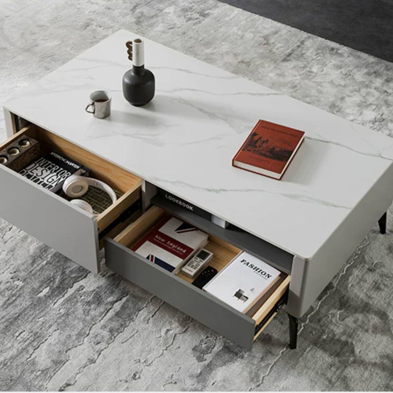 Modern minimalist storage coffee table & TV stand