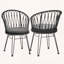Chaise Tavon, ensemble de 2, avec coussins