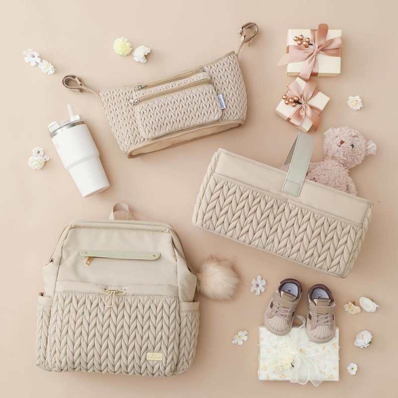 Rebrilliant Nylon Storage Bag, Beige
