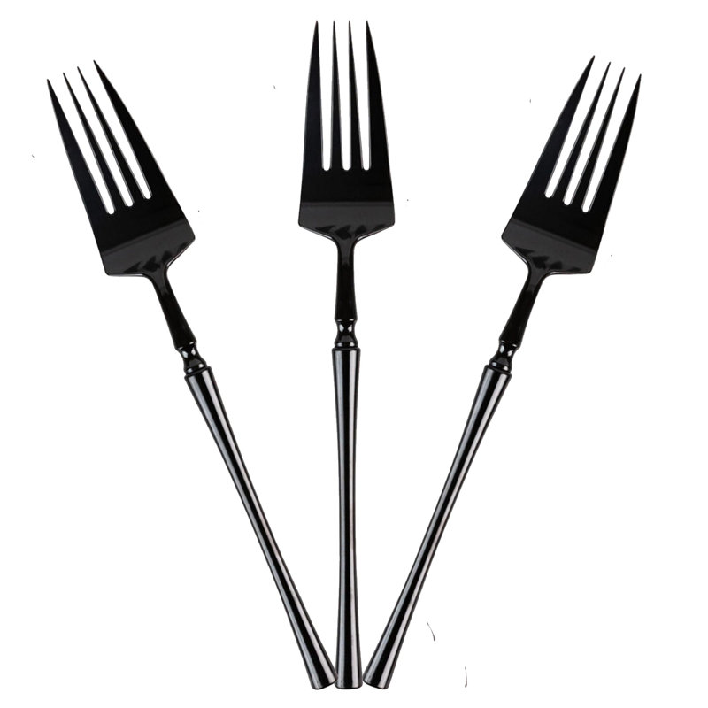 Fourchette à dîner jetable en plastique Ecoqualité