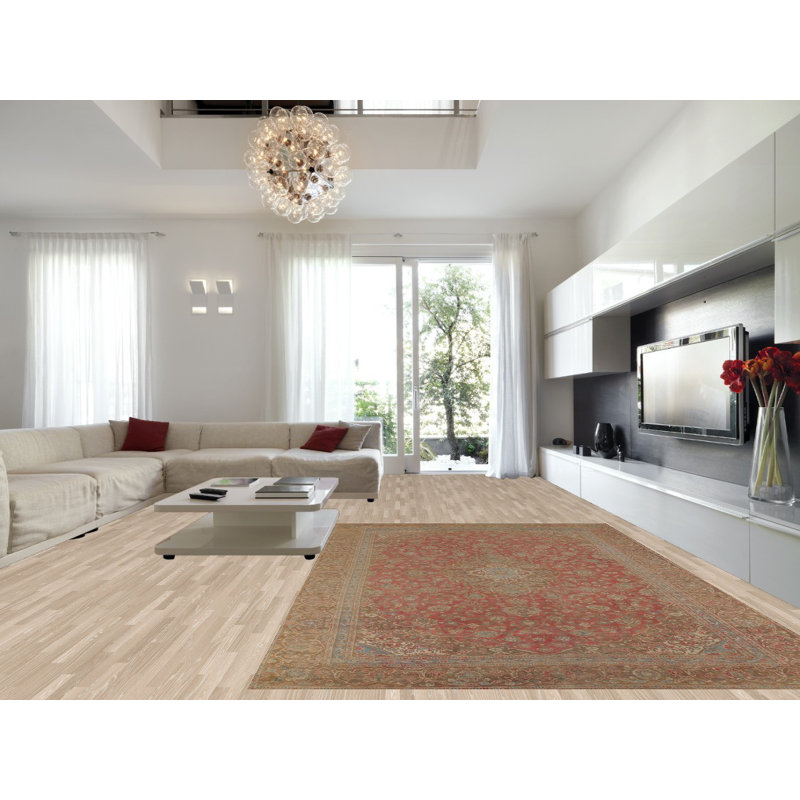 Tapis traditionnel floral 9 x 14