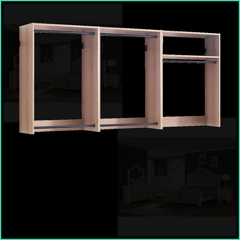 Closet Systèmes, placard modulaire en bois de chêne moderne Devi | Chêne | Bois